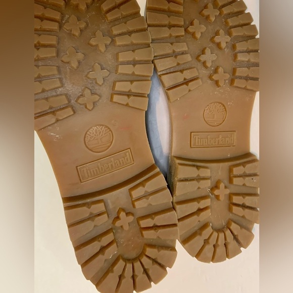 Timberland Women’s 6” Premium Waterproof Boots Size 7M Light Grey Nubuck - Picture 6 of 13